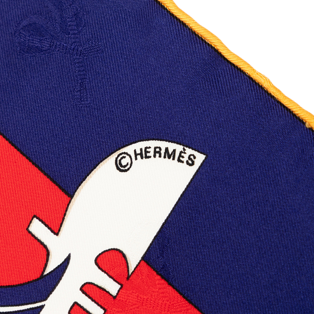 Pre-Loved Hermes Le Carnaval de Venise Silk Scarf 90 - Picture 6 of 7